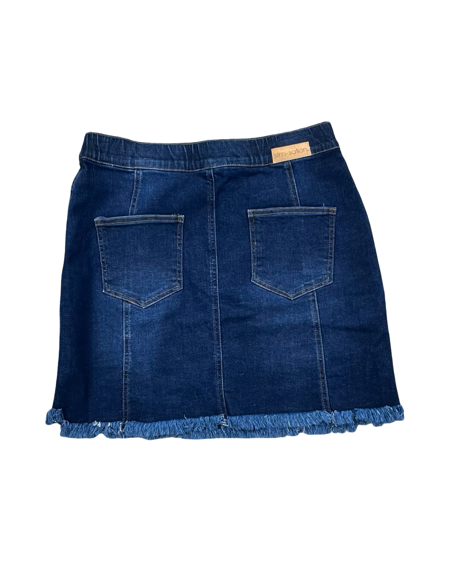 Skort By Clothes Mentor In Blue Denim, Size:8