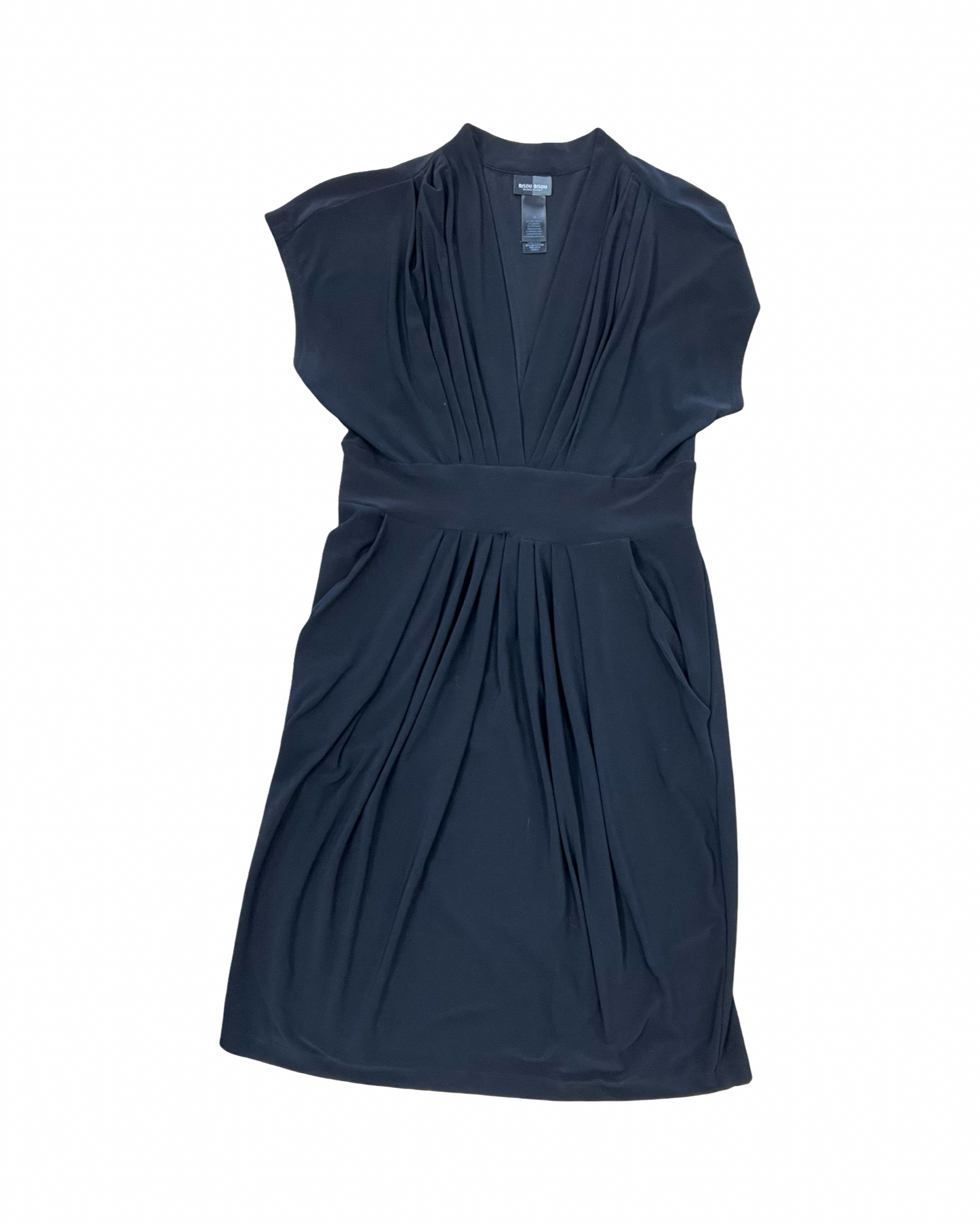 Dress Work By Bisou Bisou In Black, Size:L