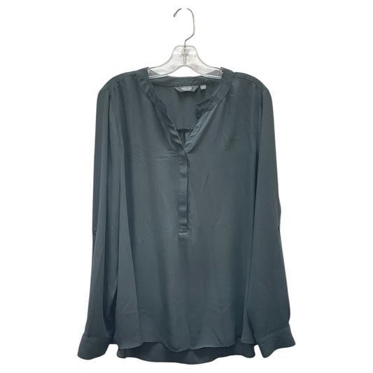 Blouse Ls By Simply Vera In Black, Size:Xl
