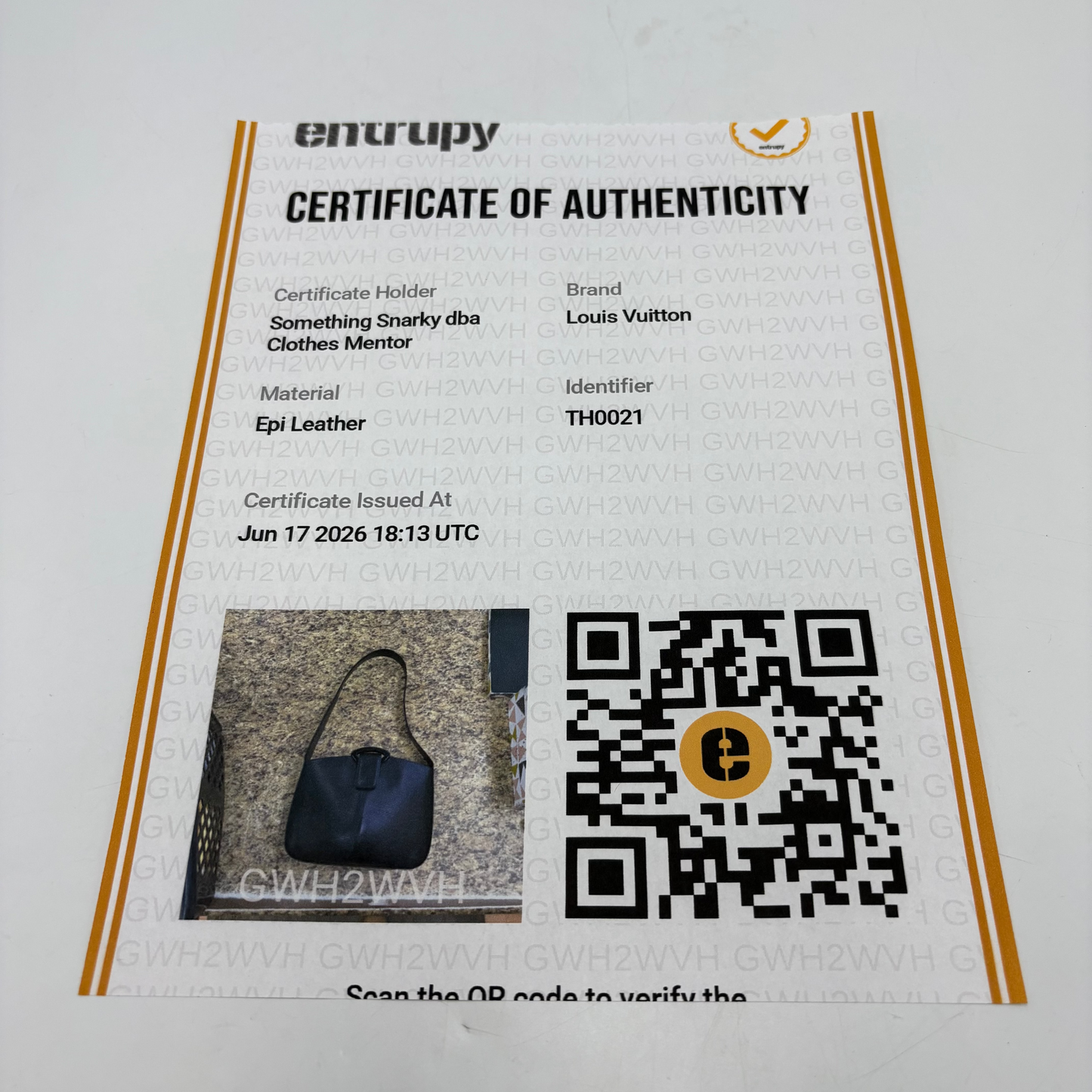 Louis Vuitton Epi Leather Reverie Luxury Handbag