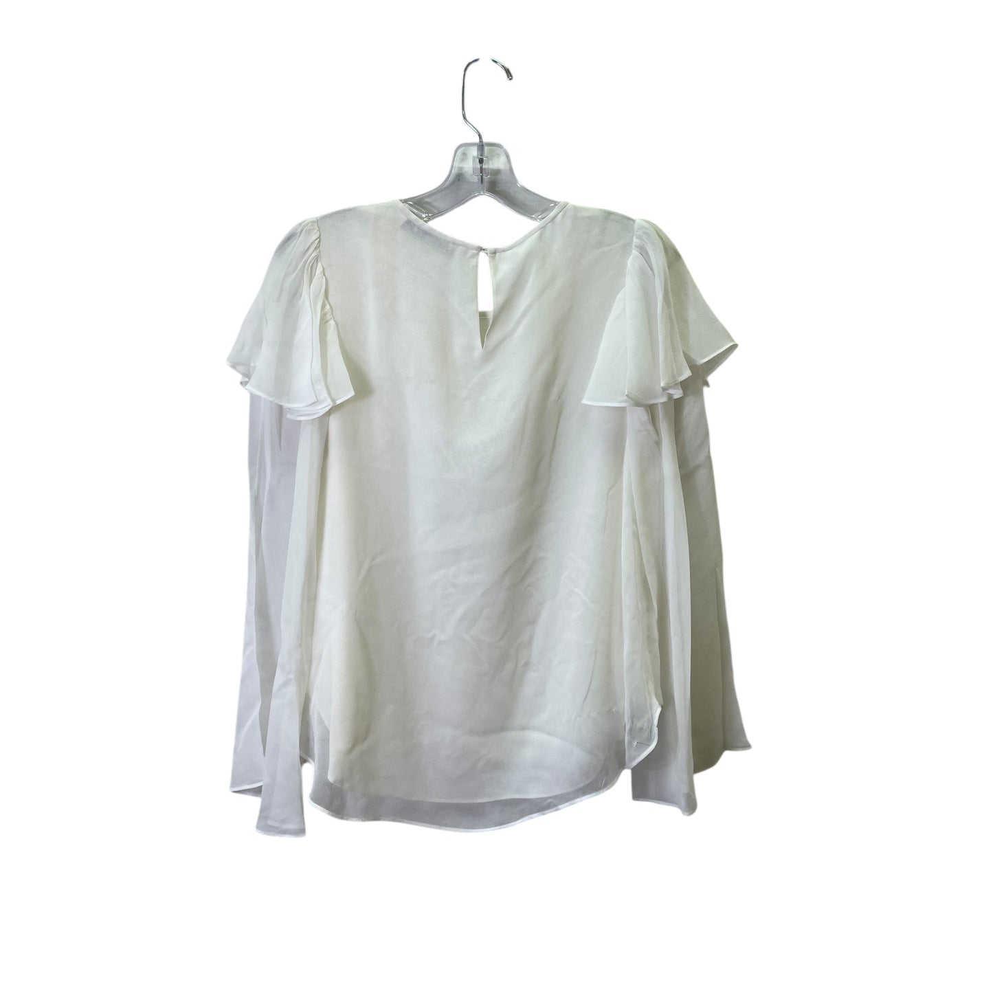 Top Ls By Rebecca Taylor In Cream, Size:S