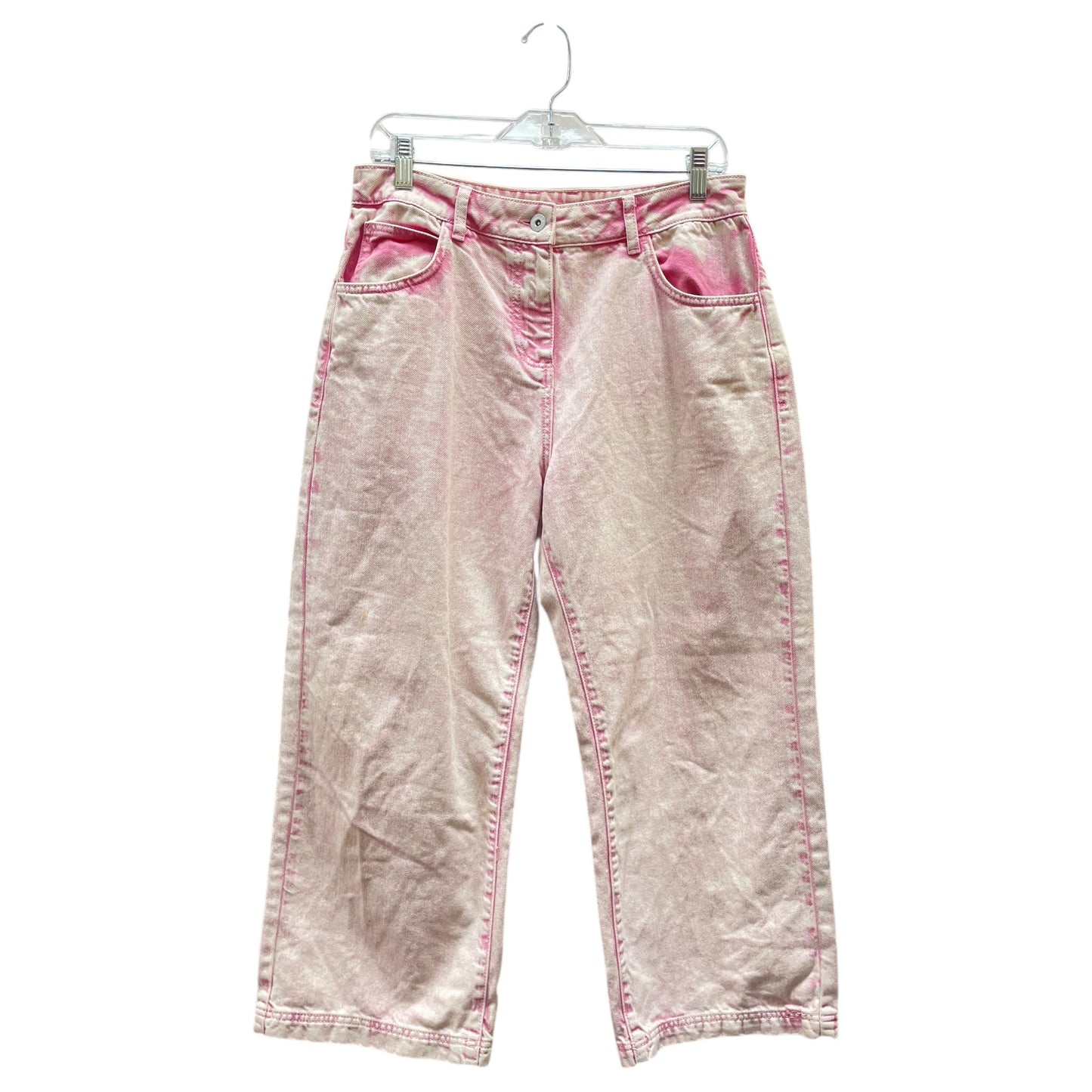 Jeans Straight By COLLUSION In Pink, Size:14