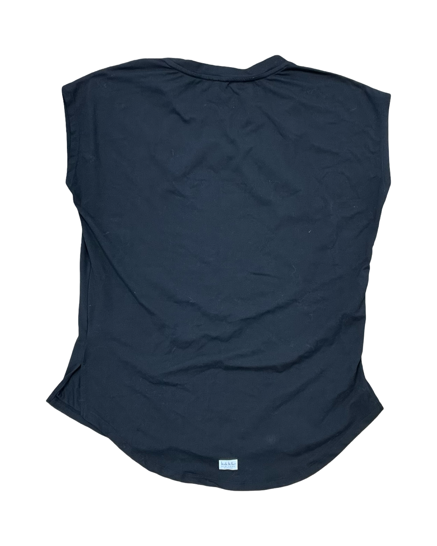 Athletic Top Ss By Nicole By Nicole Miller In Black, Size:S