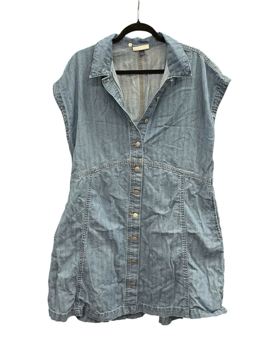 Dress Casual Short By Universal Thread In Blue, Size:Xl