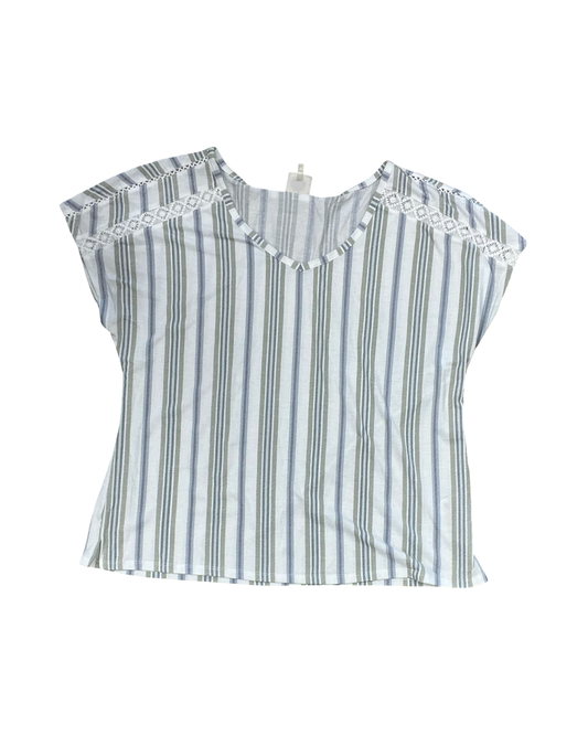 Top Ss By Tru Self In White, Size:Xl