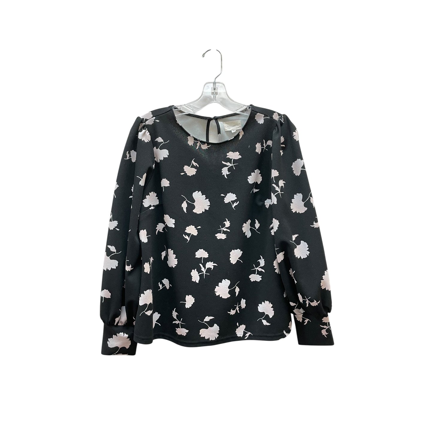 Top Ls By Melloday In Black & Pink, Size:M
