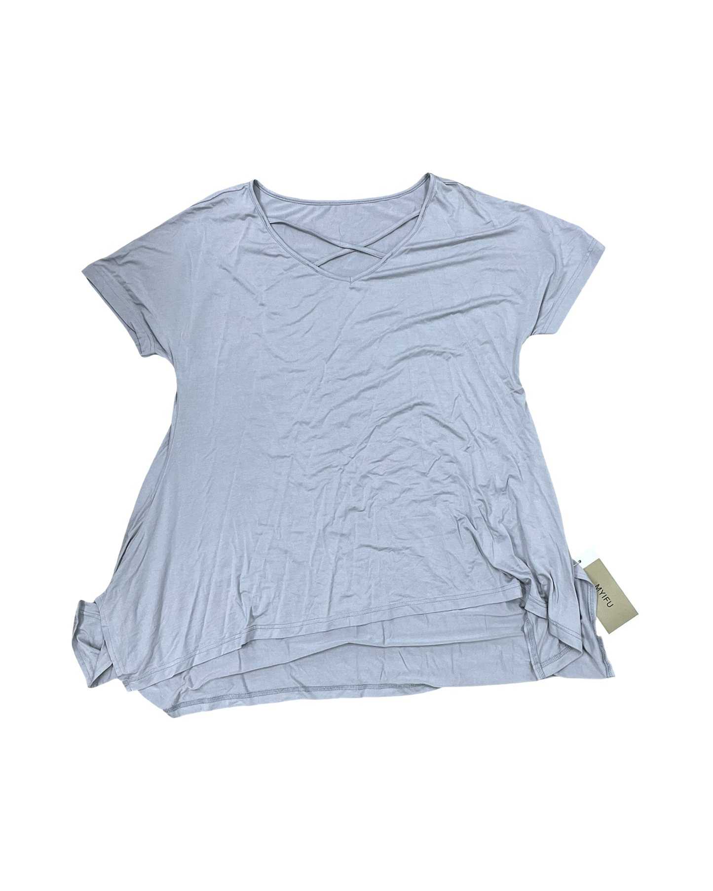 Top Ss By Clothes Mentor In Grey, Size:Xl