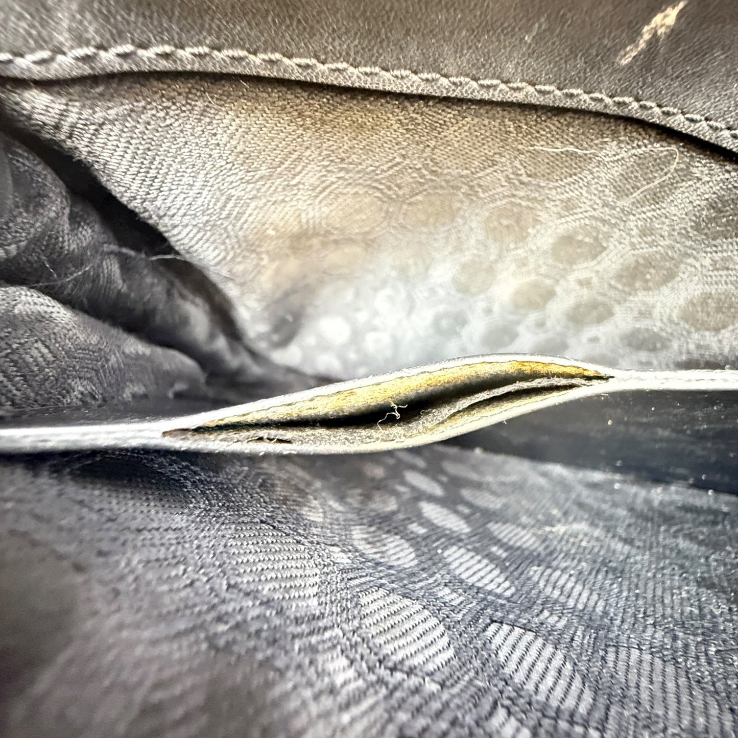 Rounded Snake Embossed Leather Crossbody Bag By Louise Et Cie, Size: Medium