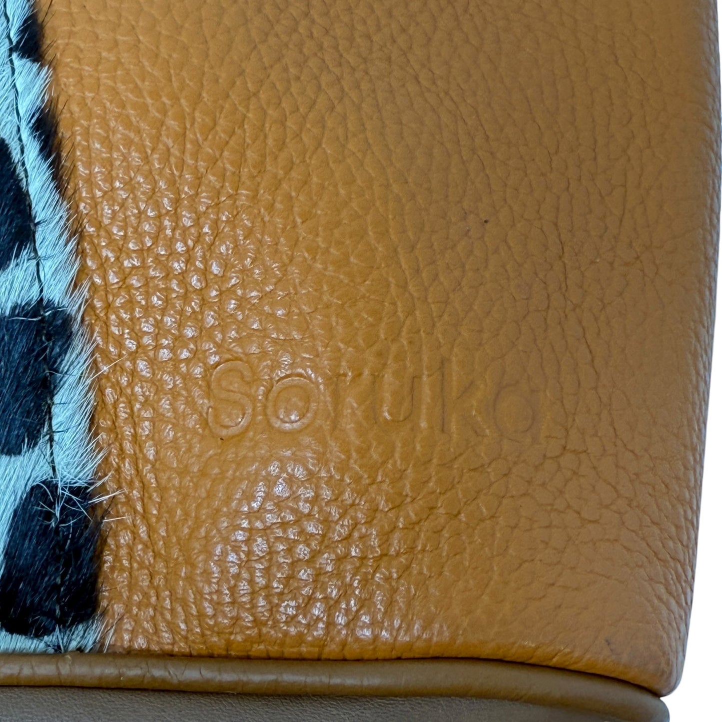 Handbag Leather By Cmc, Size: Large