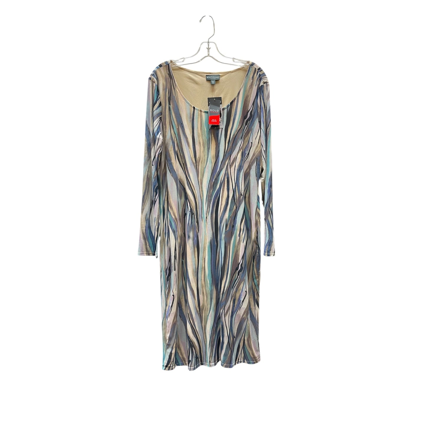 Dress Casual Maxi By Bold Elements In Multi, Size:Xxl