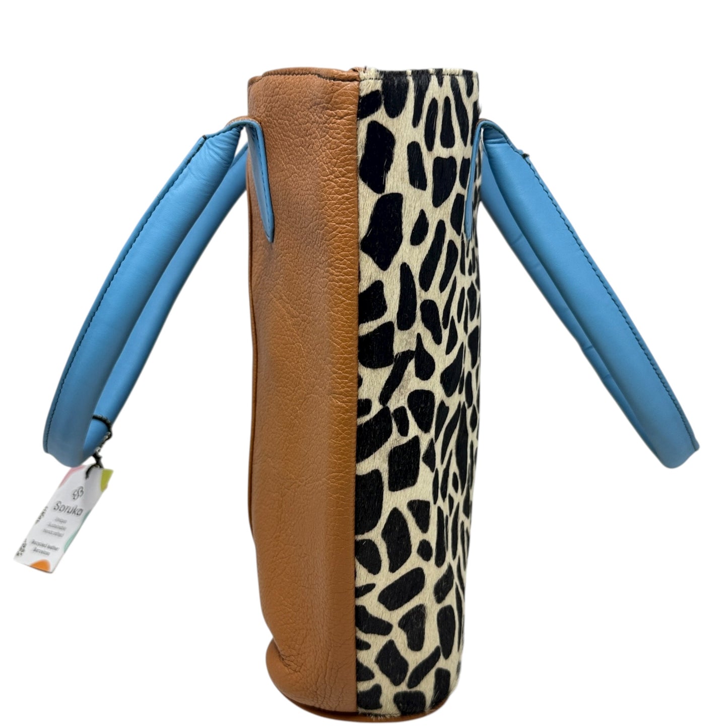 Handbag Leather By Cmc, Size: Large