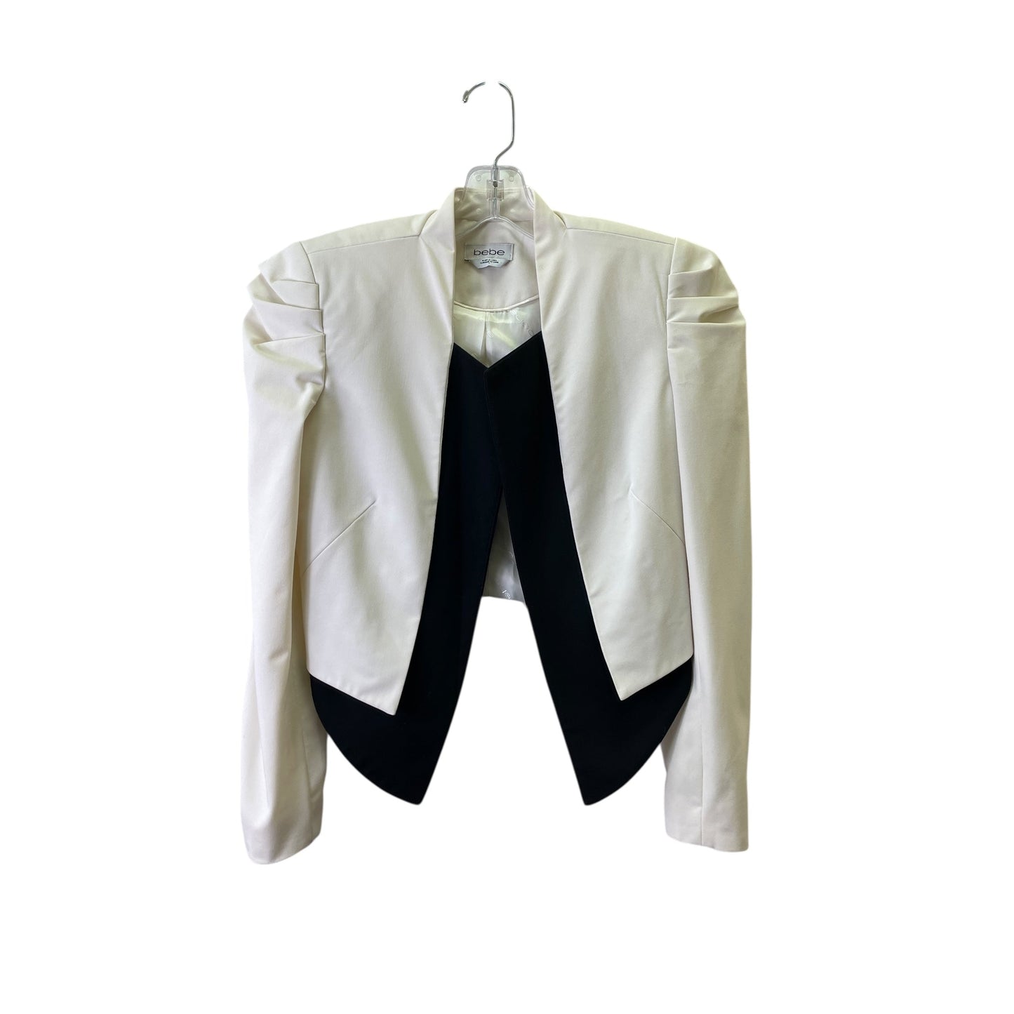 Blazer By Bebe In Black & White, Size:Xs