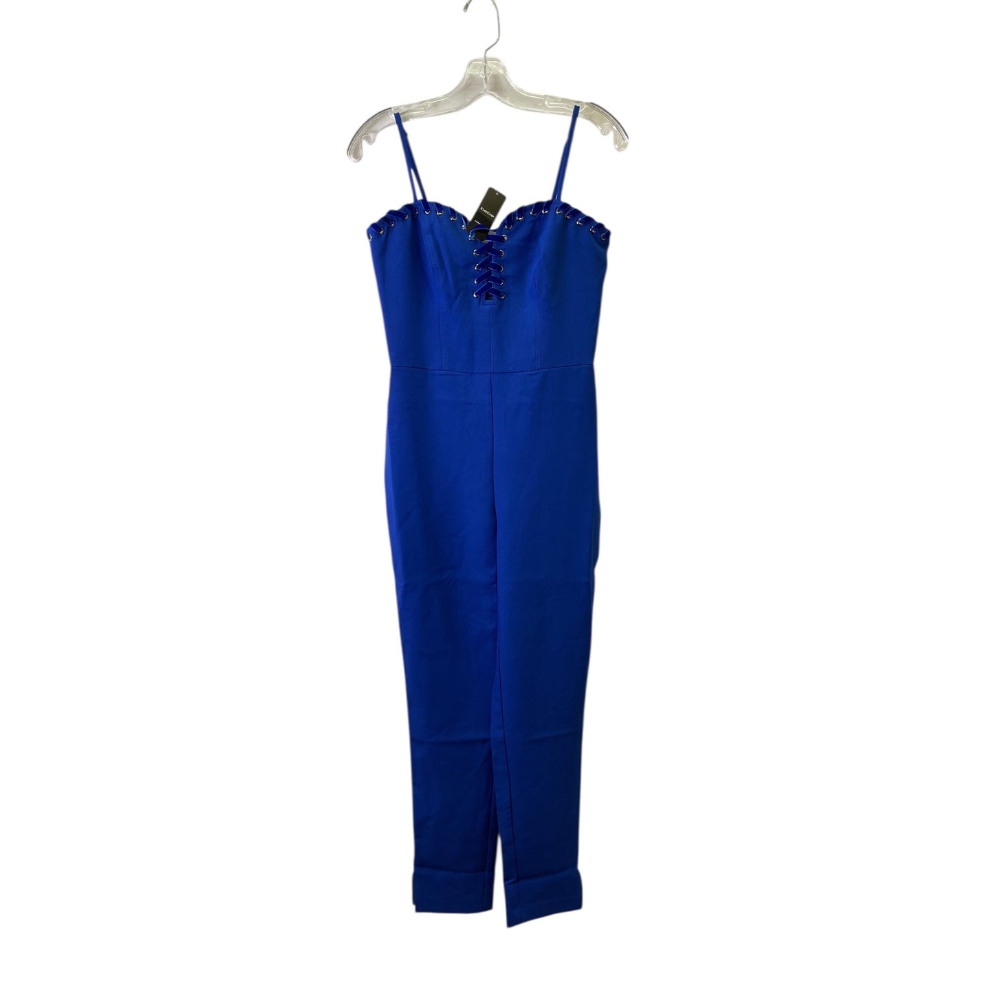 Jumpsuit By Bebe In Blue, Size:Xs