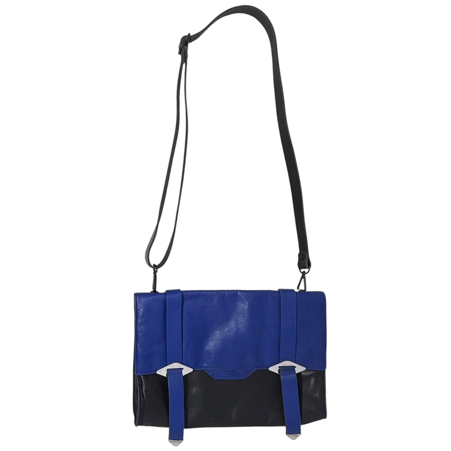 Olivia Leather Crossbody Bag By Reiss, Size: Medium