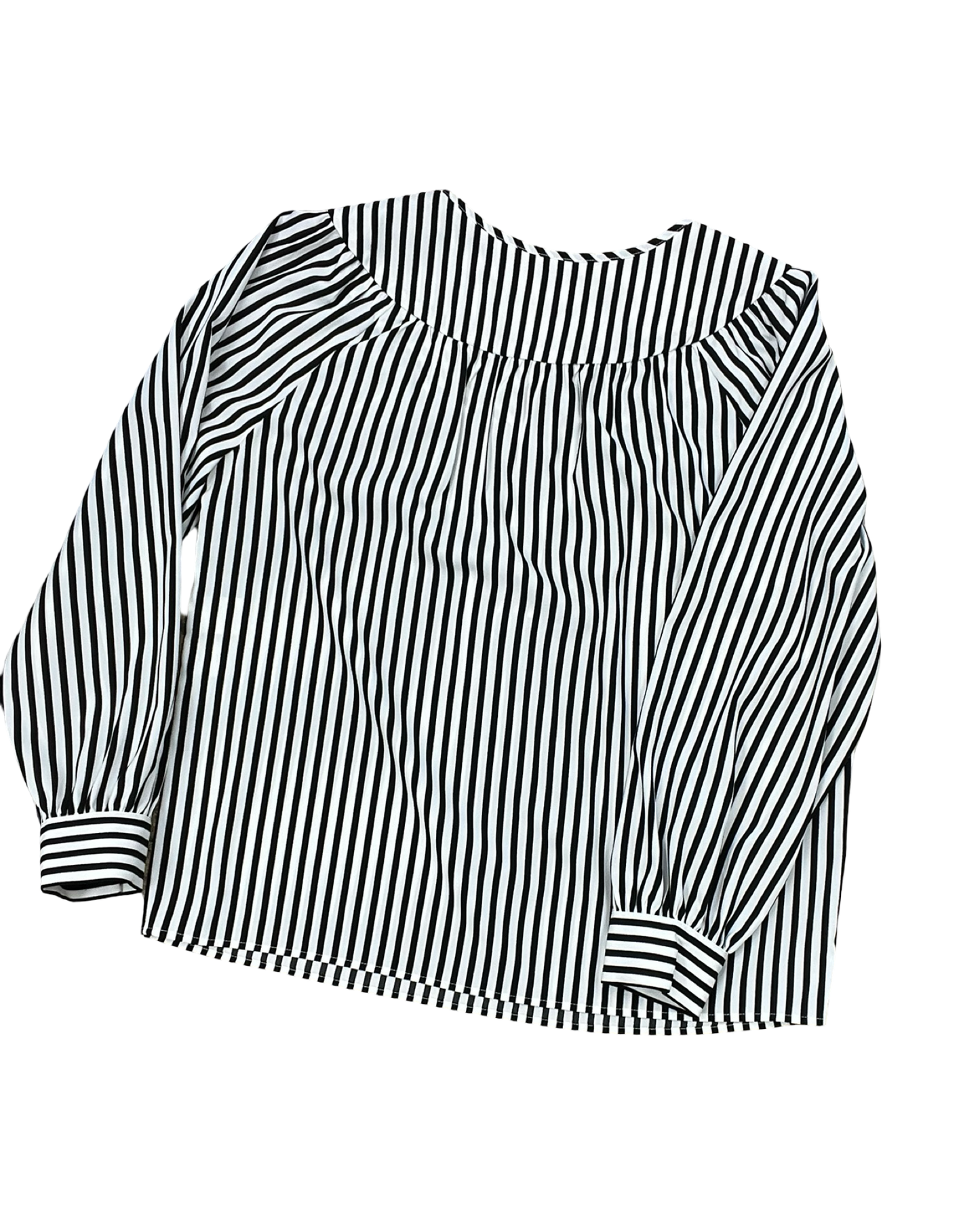 Top Ls By Anne Klein In Black & White, Size:M