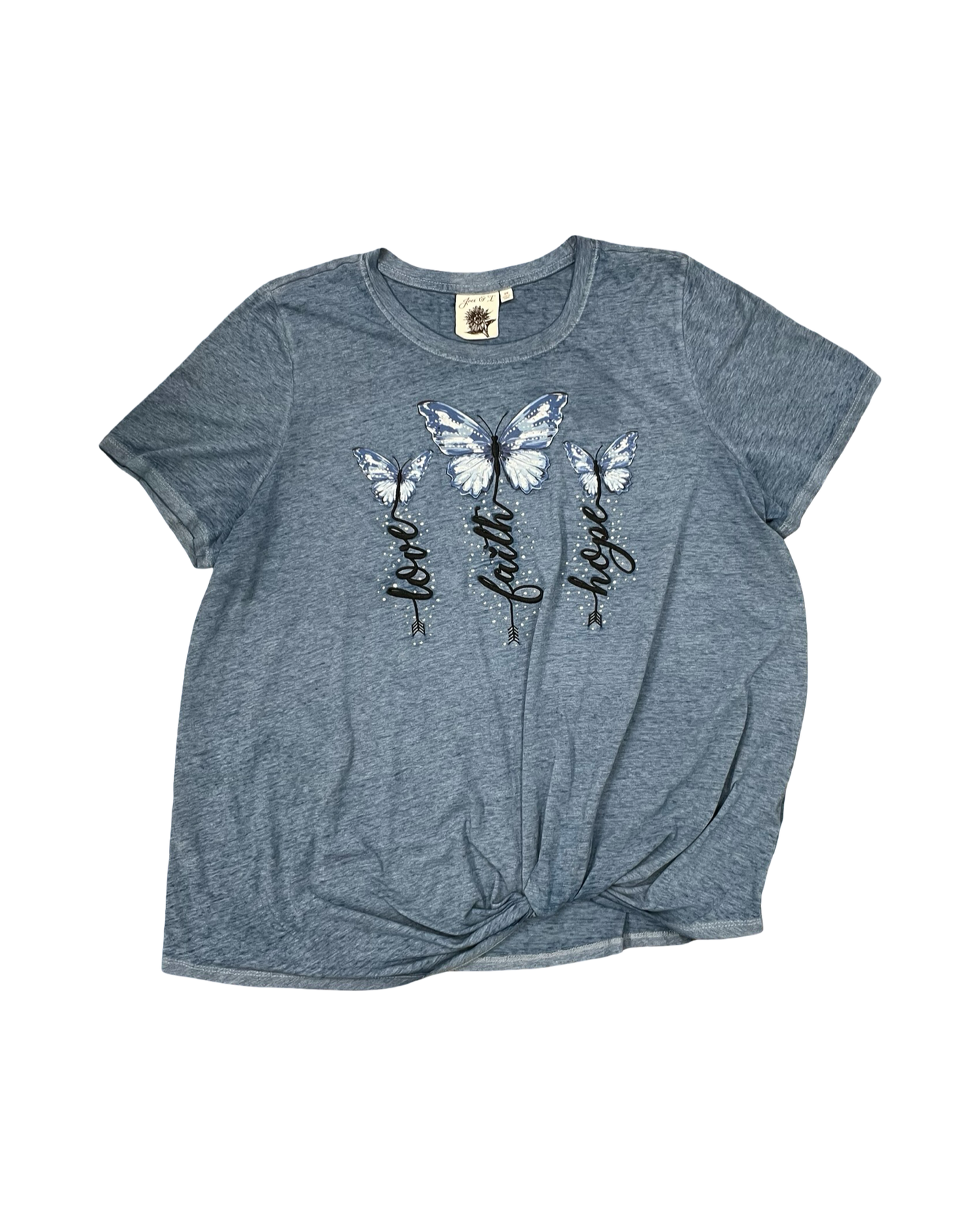 Top Ss By Clothes Mentor In Blue, Size:2X