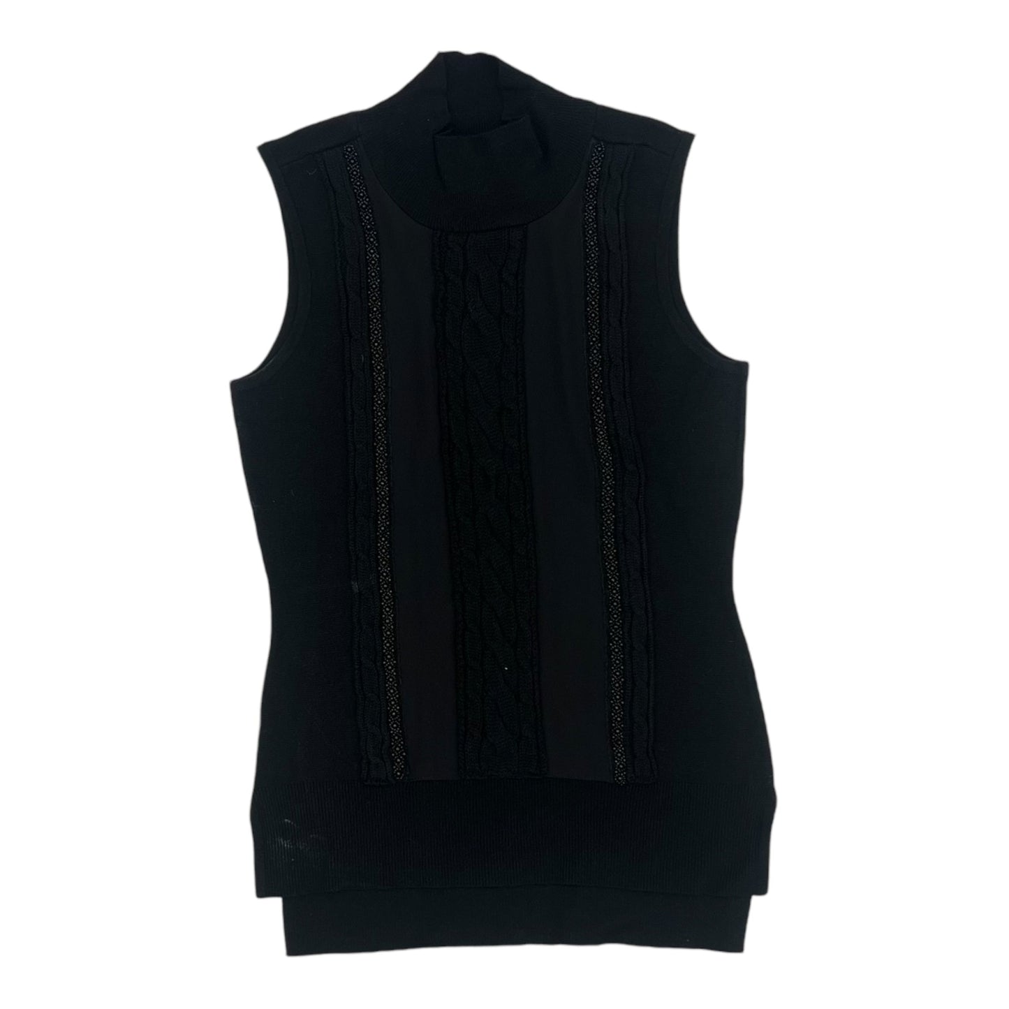 Vest Sweater By White House Black Market In Black, Size:Xs