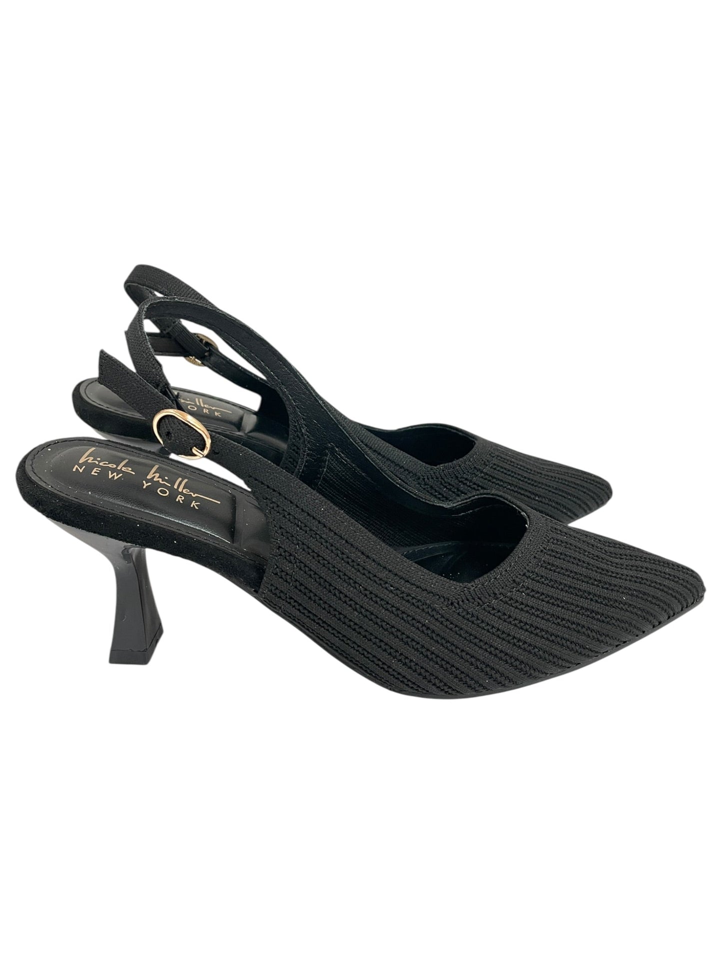 Shoes Heels Block By Nicole Miller In Black, Size:7.5