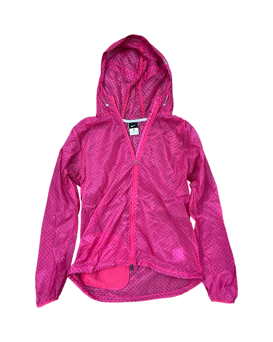Jacket Windbreaker By Nike In Pink, Size:M