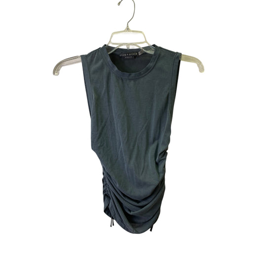 Top Sleeveless Designer By Alice + Olivia In Grey, Size:Xs