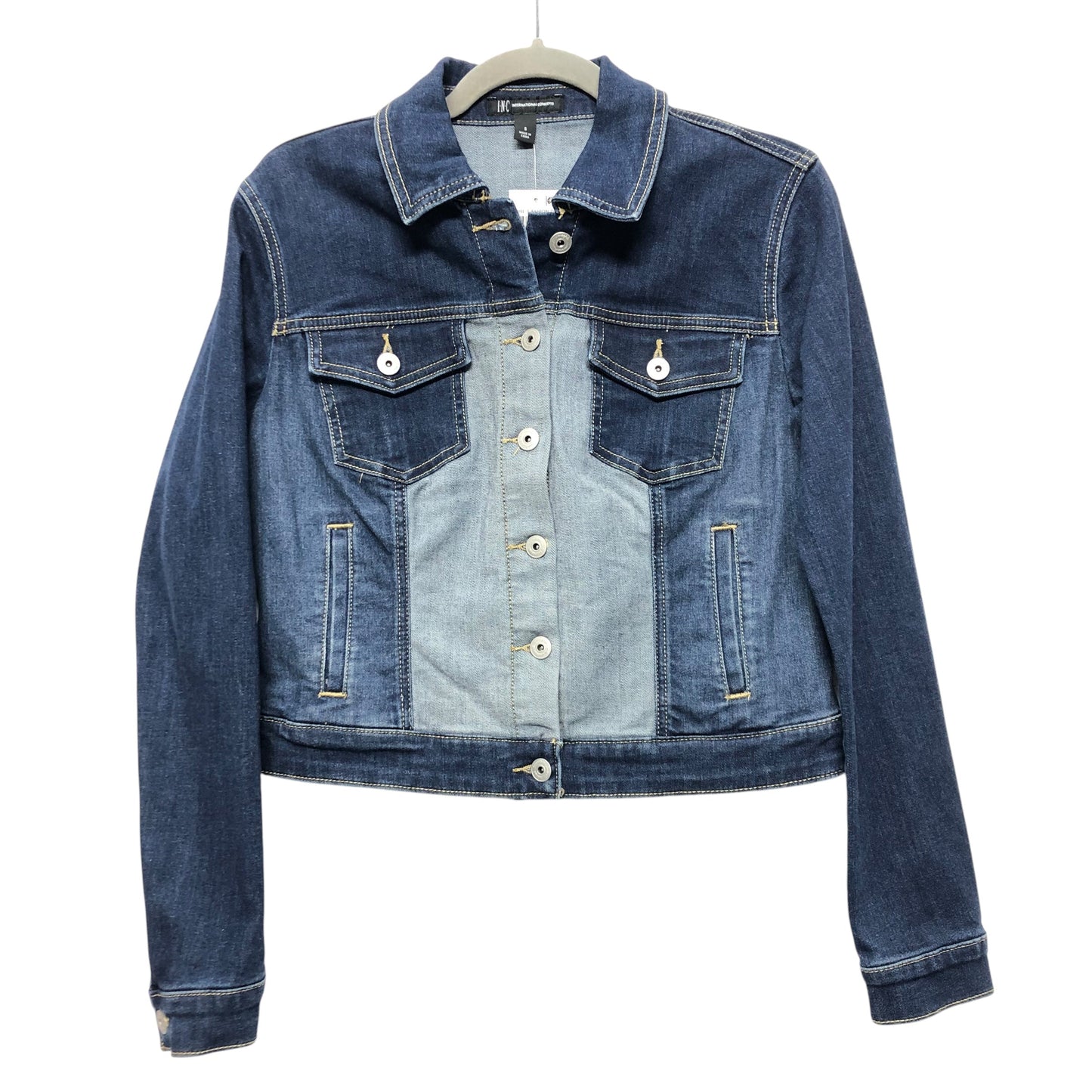 Jacket Denim By Inc In Blue Denim, Size:S