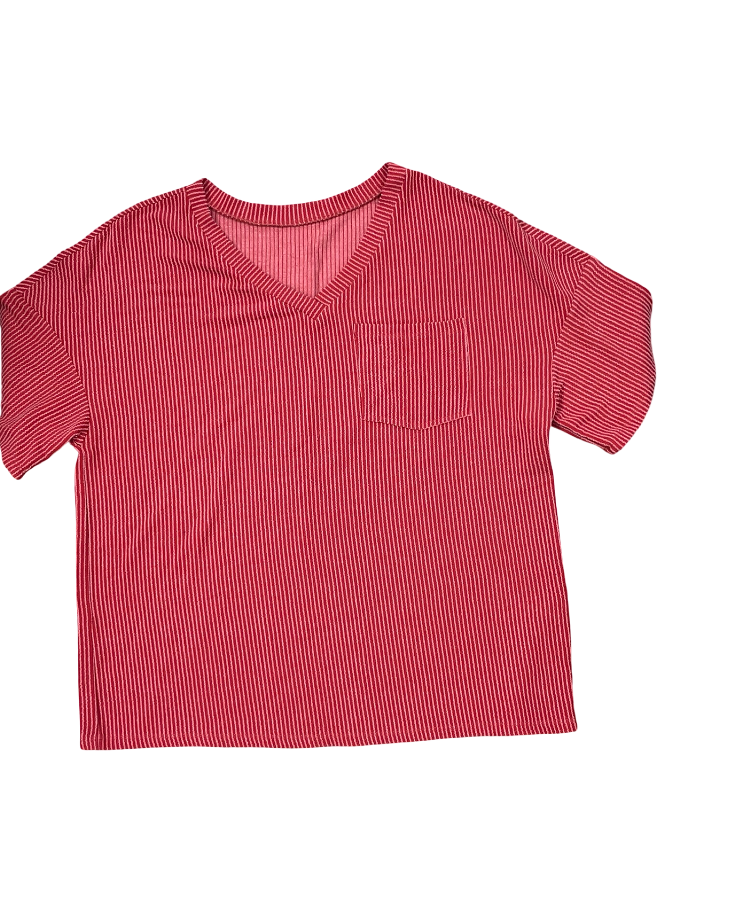Top Ss By Clothes Mentor In Red, Size:L