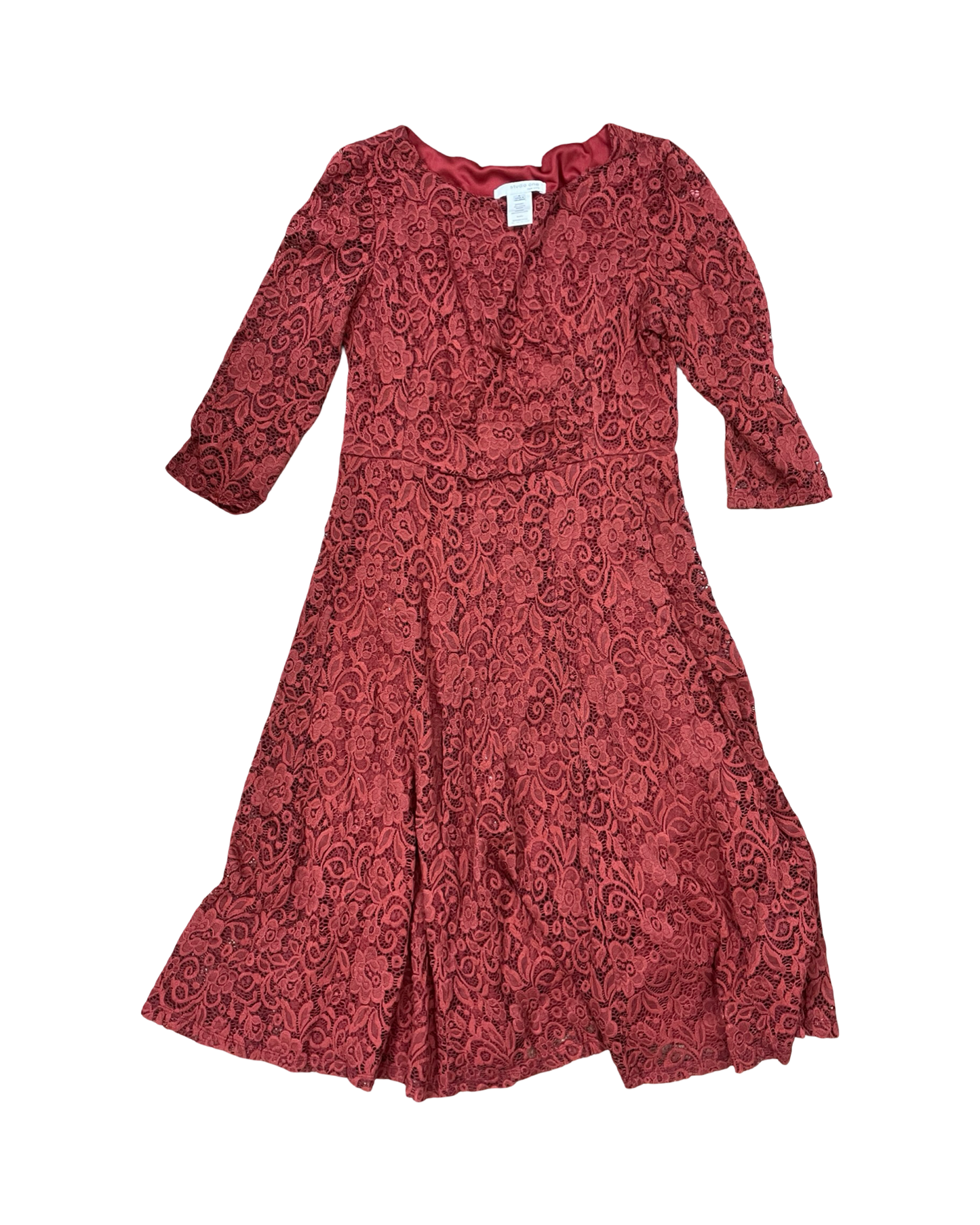 Dress Casual Midi By Clothes Mentor In Bronze, Size:S