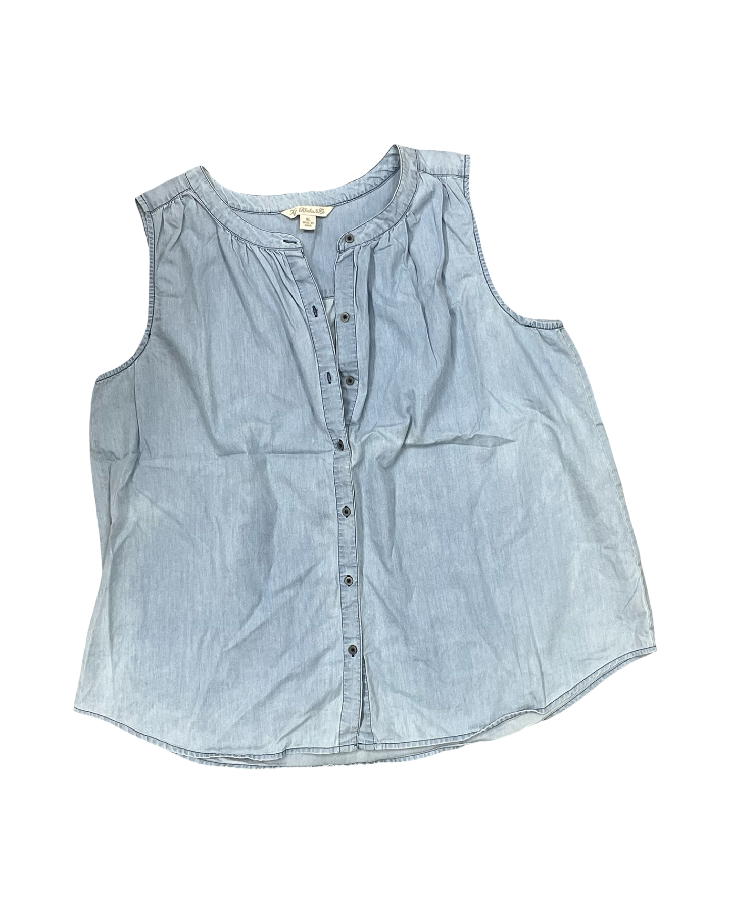 Top 3/4 Sleeve By Shein In Peach, Size:1X