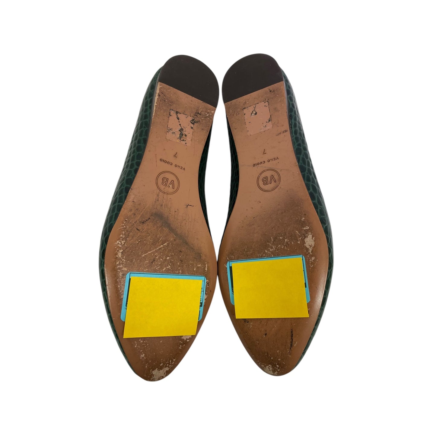 Shoes Flats By Veronica Beard In Green, Size:7