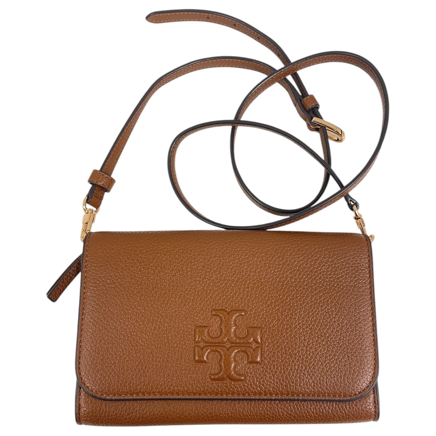 Crossbody Designer By Tory Burch In Brown, Size:Small