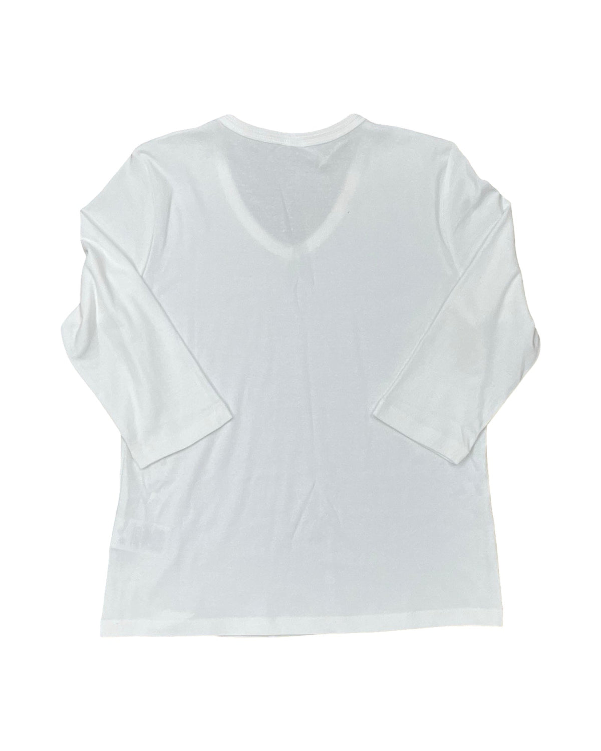 Top Ls Basic By Clothes Mentor In White, Size:M