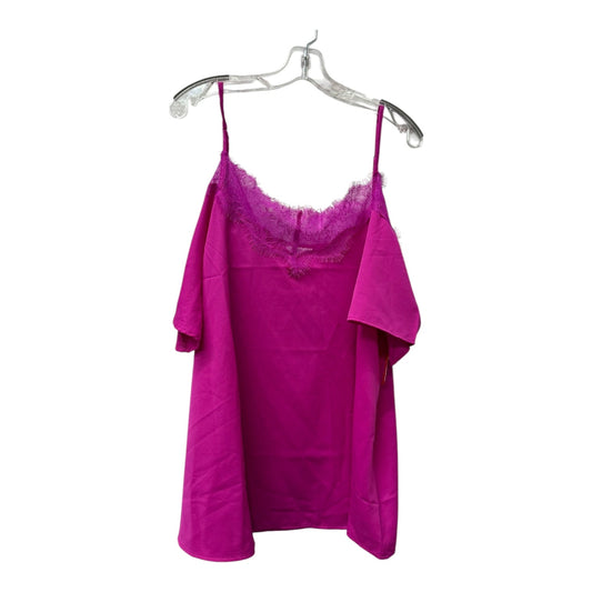 Top Ss By Chicsoul In Pink, Size:1X