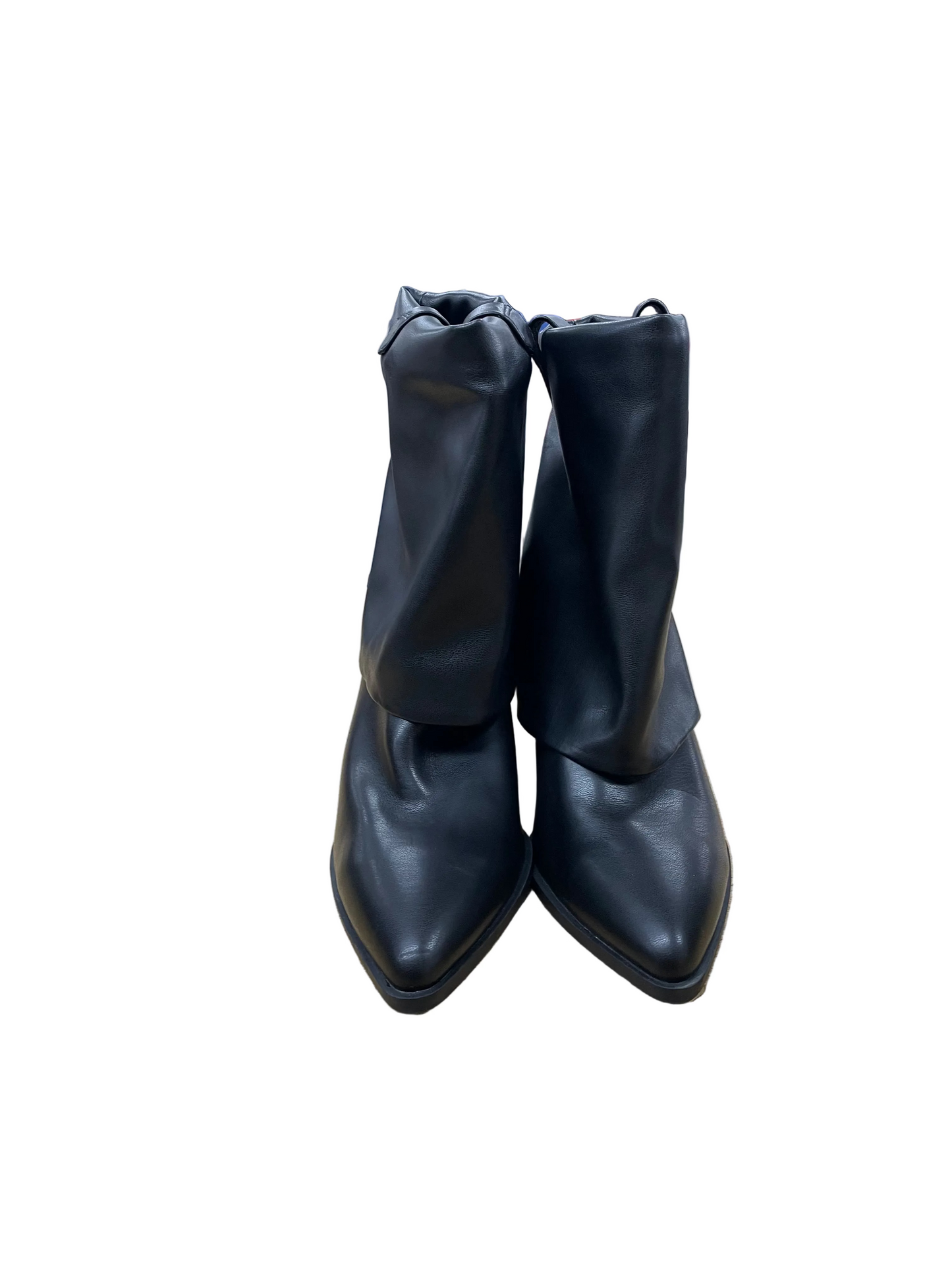 Boots Ankle Heels By Steve Madden In Black, Size:9