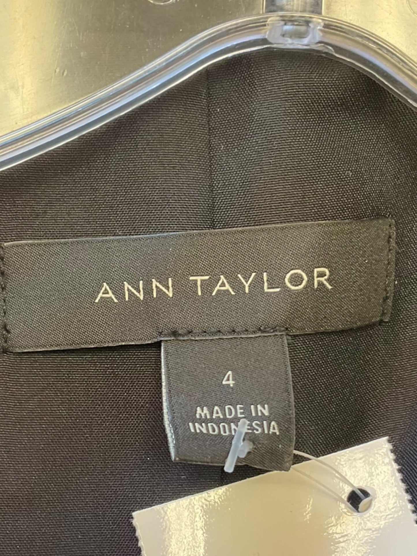 Blazer By Ann Taylor In Black, Size:4