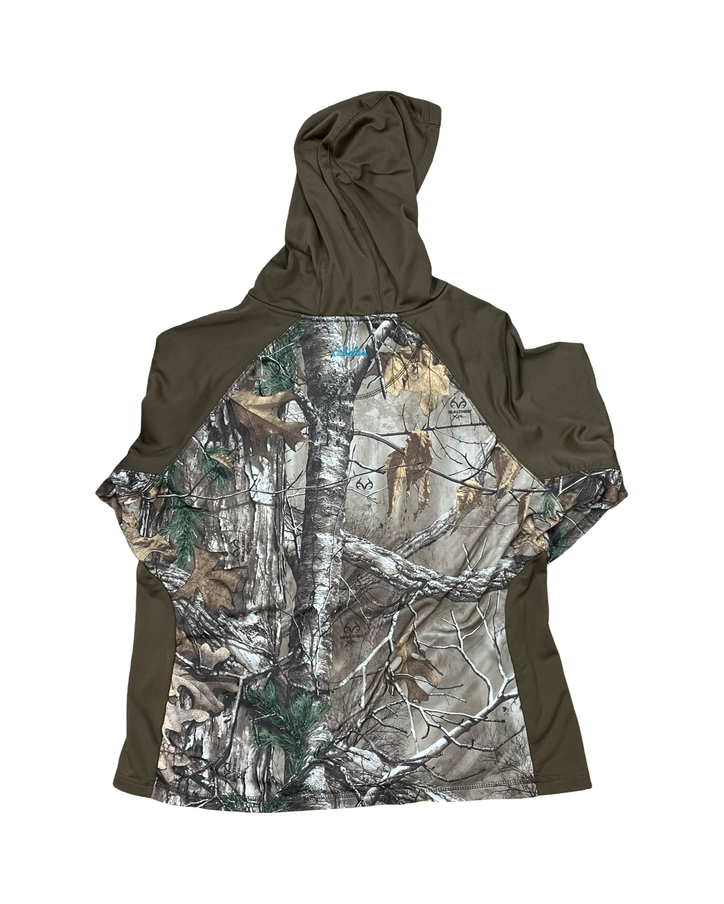 Sweatshirt Hoodie By Cabelas In Brown & Green, Size:2X
