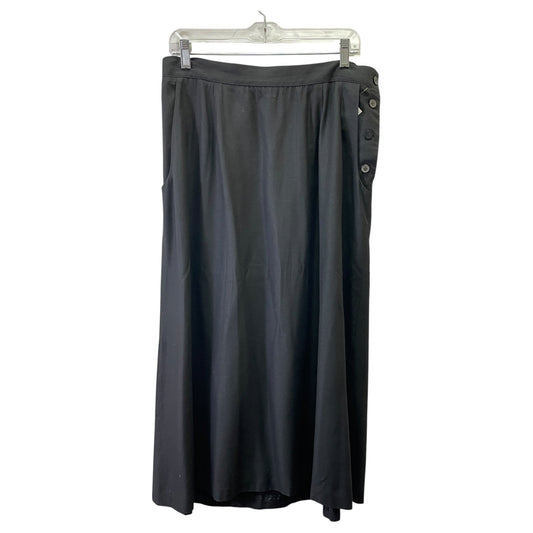 Skirt Midi By Elisabeth In Black, Size:14