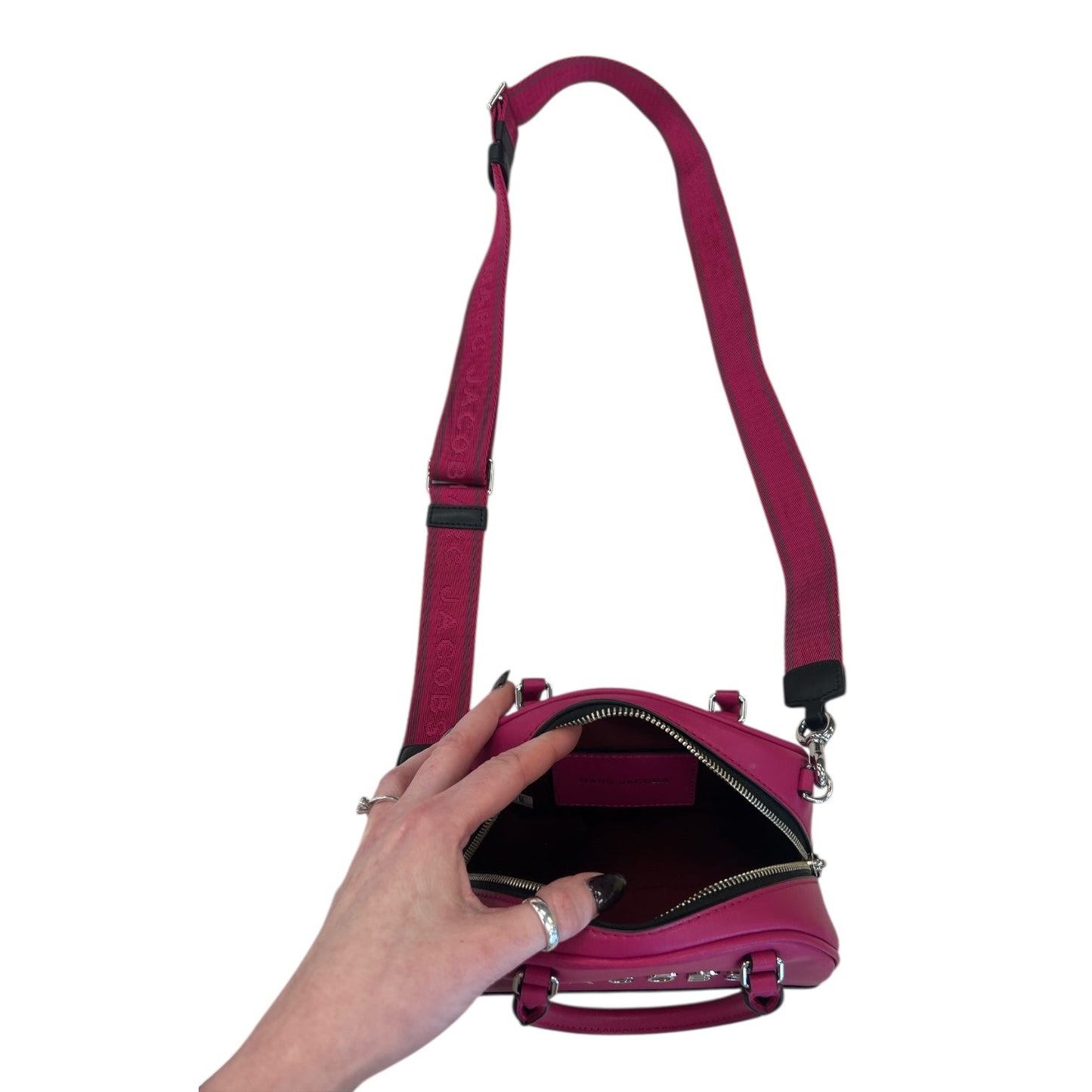 Crossbody Luxury Designer By Marc Jacobs In Pink, Size:Small