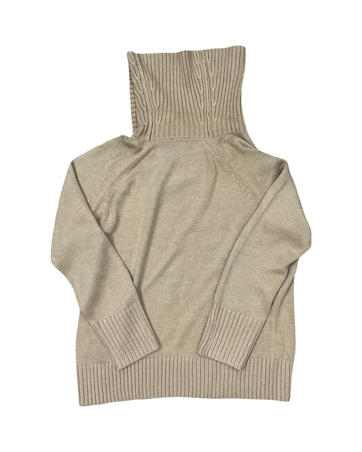Sweater By Donna Karan In Tan, Size:L