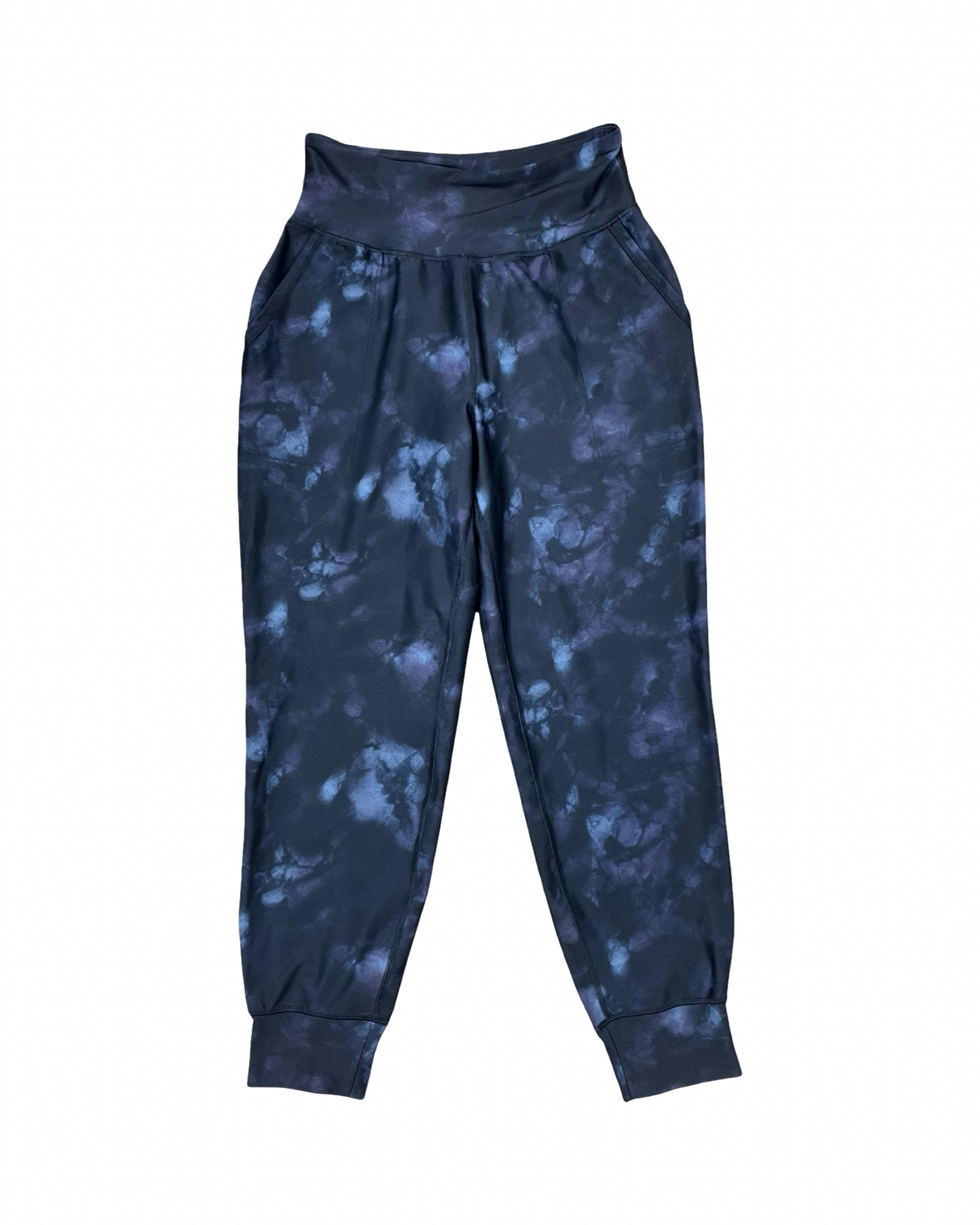 Athletic Leggings By Old Navy In Black & Purple, Size:M