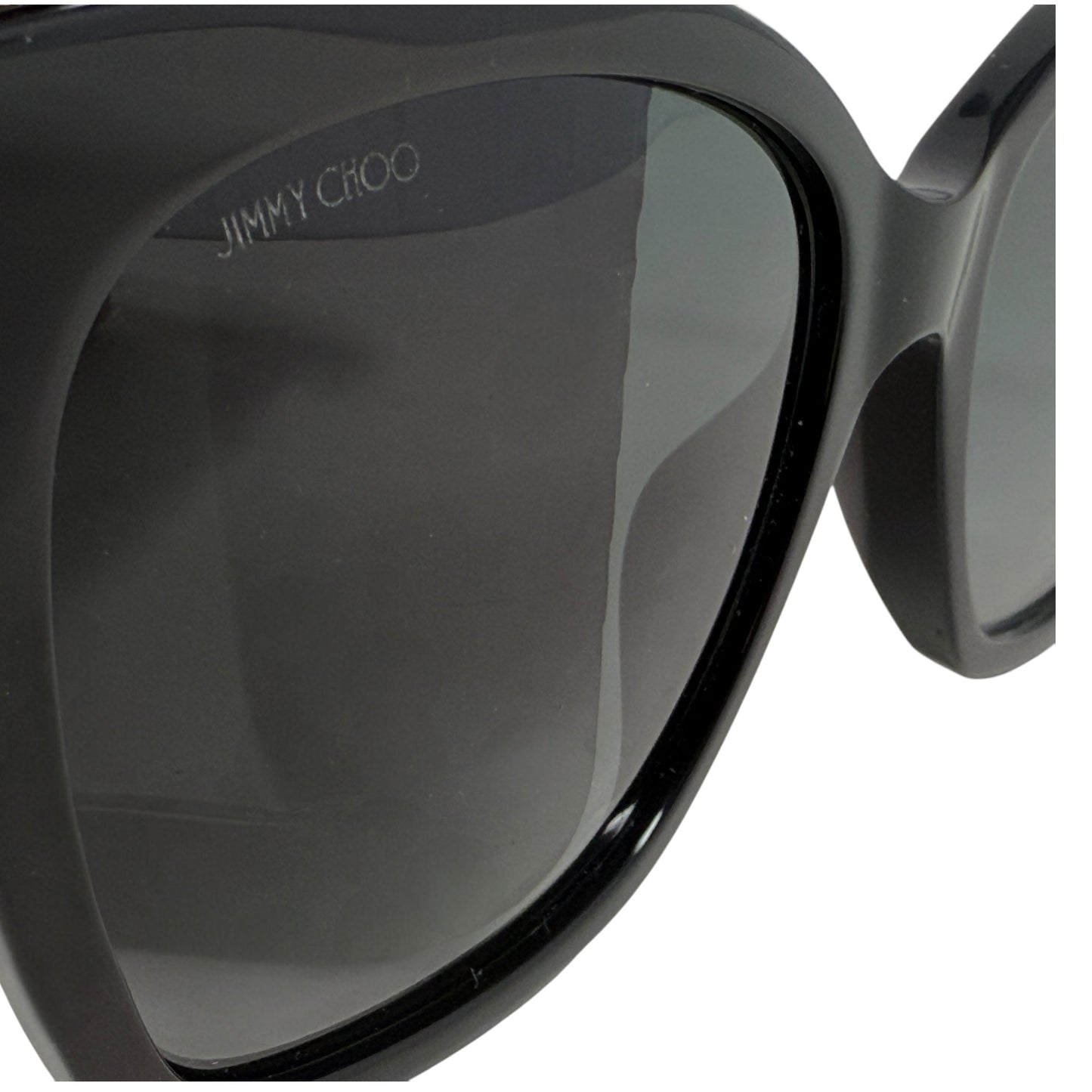 Cat Eye Rua /G Sunglasses Luxury Designer By Jimmy Choo, Size: Large