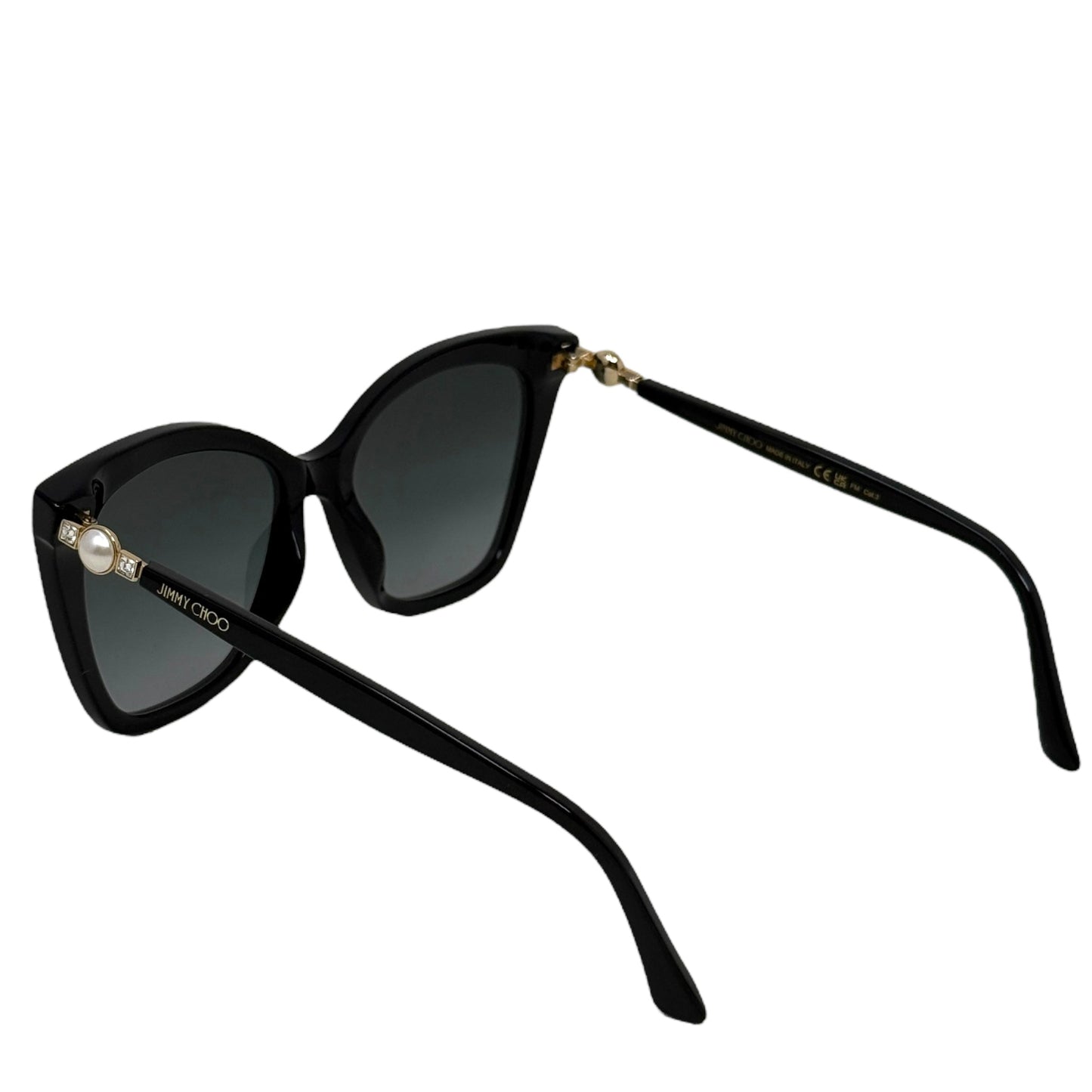 Cat Eye Rua /G Sunglasses Luxury Designer By Jimmy Choo, Size: Large