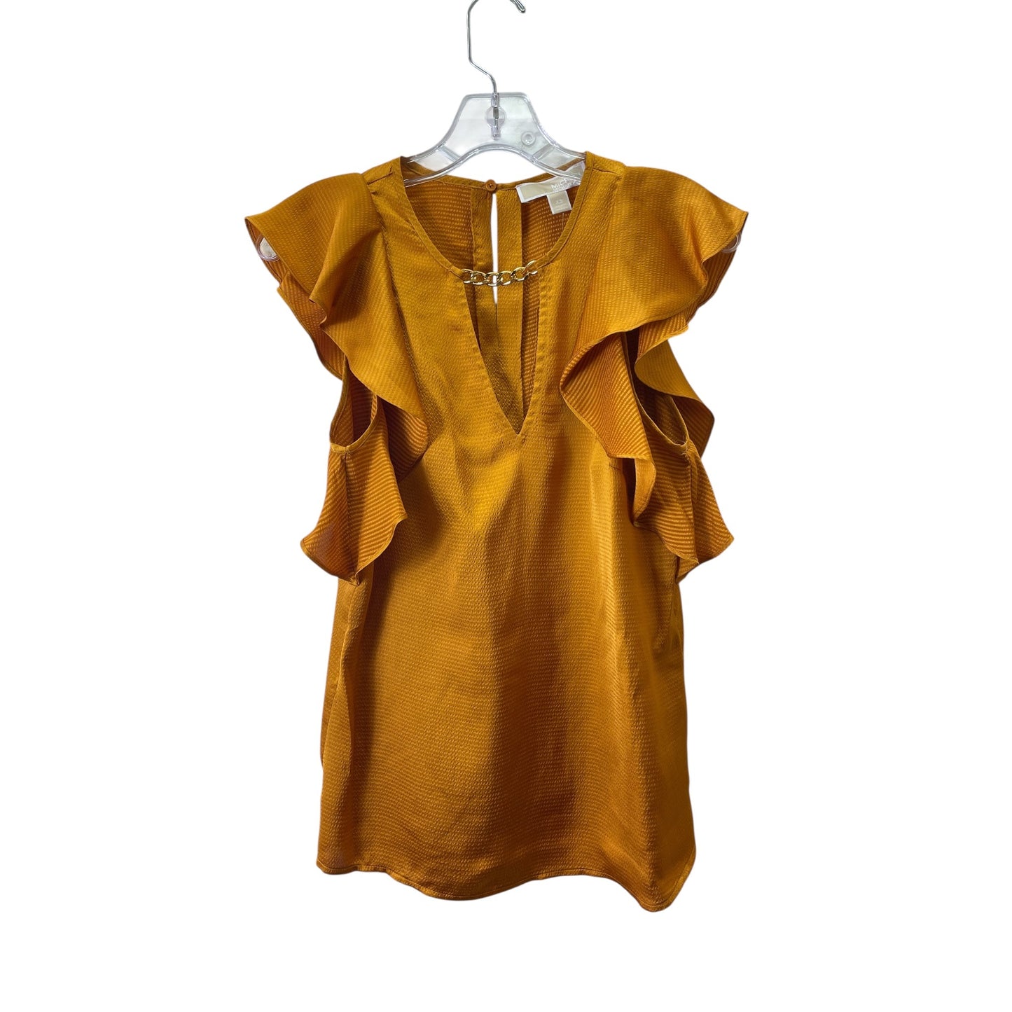 Top Ss Designer By Michael By Michael Kors In Yellow, Size:Xs