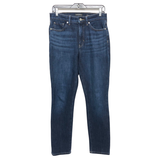 Jeans Skinny By Banana Republic In Blue Denim, Size:8