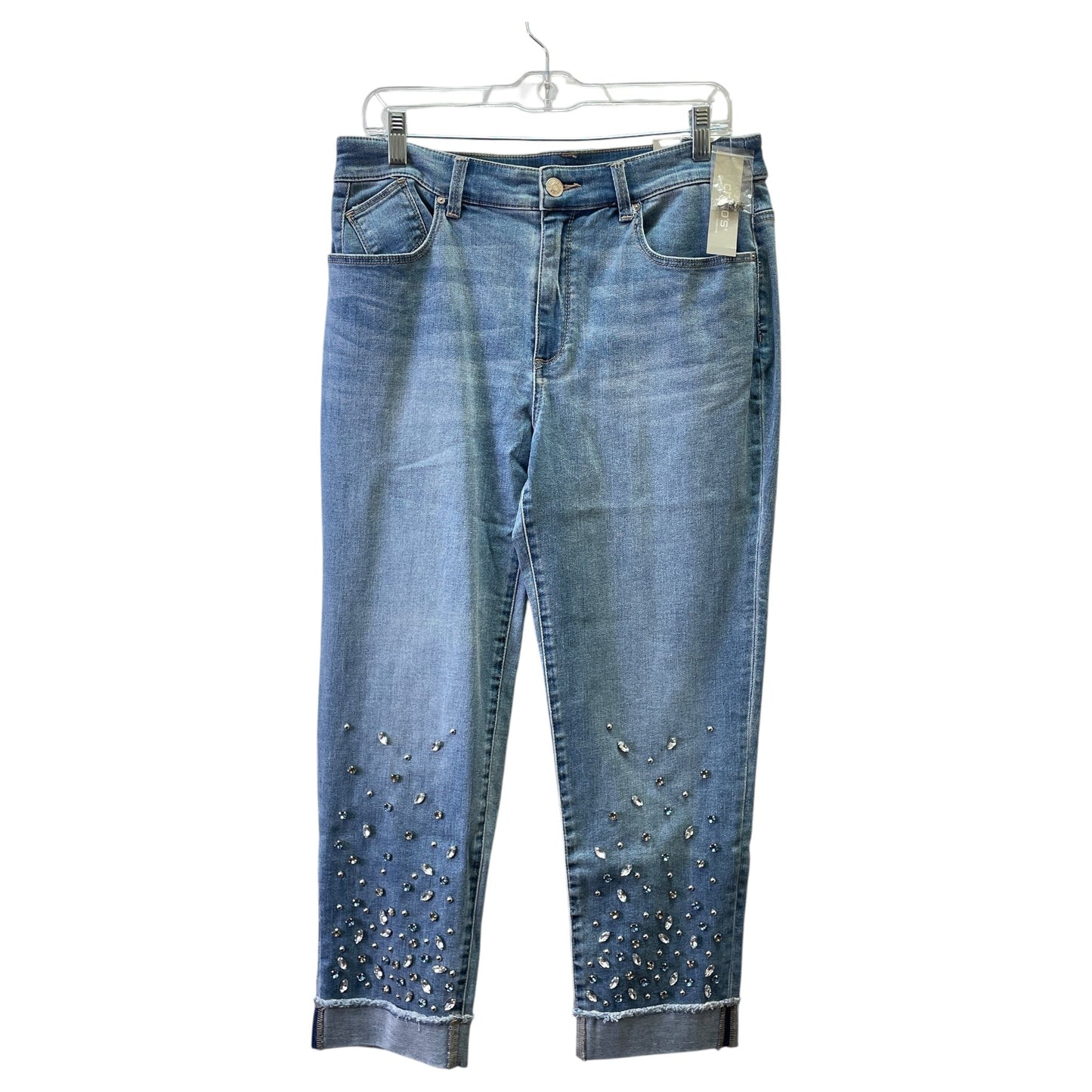 Jeans Straight By Chicos In Blue, Size:6