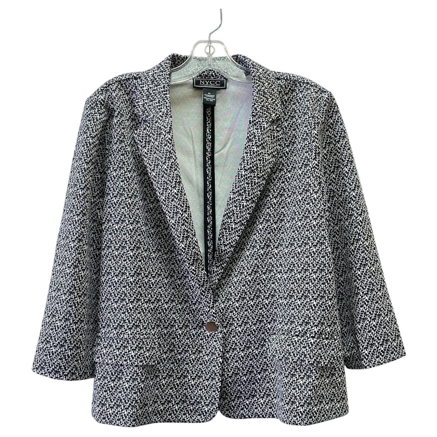 Blazer By New York And Co In Grey, Size:Xl