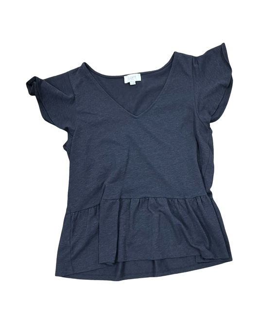 Top Ss By Loft In Grey, Size:S
