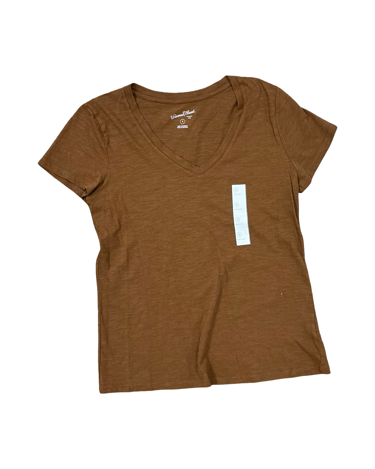 Top Ss Basic By Universal Thread In Orange, Size:M
