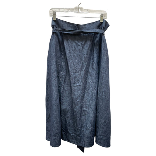 Skirt Maxi By Talbots In Blue Denim, Size:14