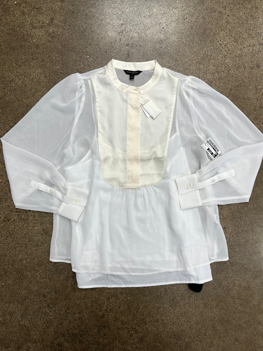 Top Ls By Banana Republic In Cream & White, Size:S