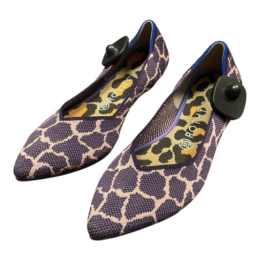 Shoes Flats By Rothys In Pink & Purple, Size:10.5